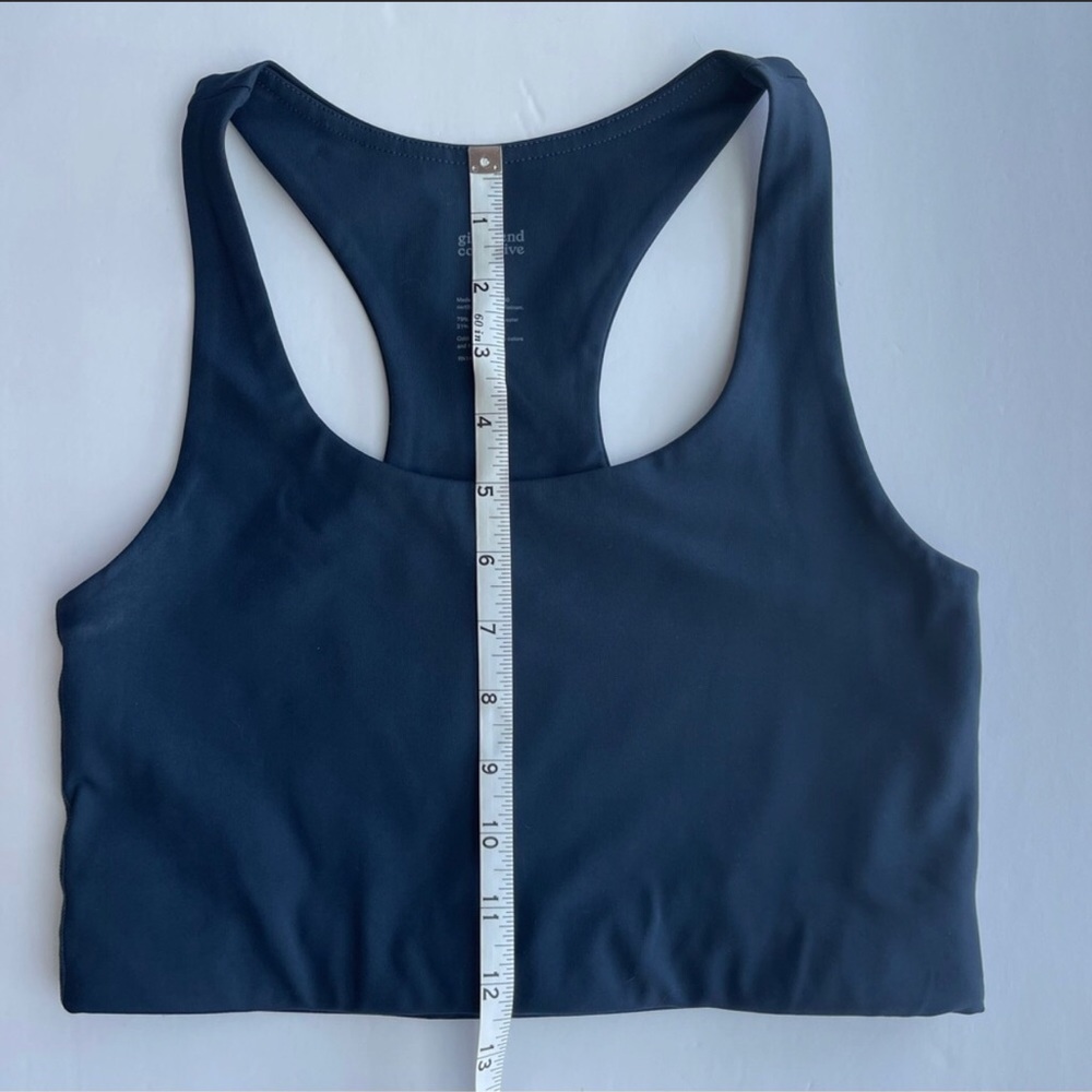 Girlfriend Collective set in color Midnight. Size S.
